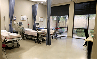 Angiography Suite patient recovery area at our Gold Canyon, AZ location